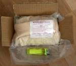 Латексная оболочка зонда в упаковке.